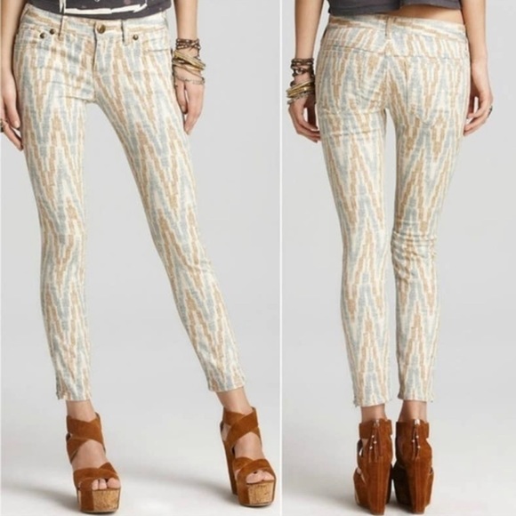 Free People | Ikat Chevron jeans - Picture 2 of 7